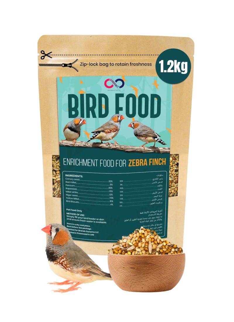 BRANDSFINITY Premium Bird Feed For Zebra Finch - Image 1